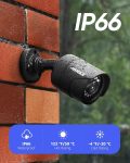 ANNKE 1080p Security Camera 4-in-1 CCTV Bullet Wired Cam, AHD/TVI/CVI/CVBS, Analog Surveillance Video Add–On Camera for Indoor/Outdoor Use, 100ft Clear Night Vision (Power Adapter Not Included) – E200