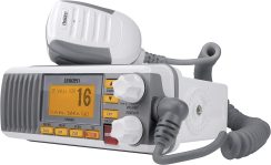 Uniden UM385 25 Watt Fixed Mount Marine Vhf Radio, Waterproof IPX4 with Triple Watch, Dsc, Emergency/Noaa Weather Alert, All Usa/International/Canadian Marine Channels, Memory Channel Scan, White