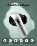 Wireless Earbuds Bluetooth 5.3 Headphones 78Hrs Playtime In-ear Earbuds with Wireless Charging Case LED Power Display Deep Bass Earphones Waterproof Headset with Built-in Mic for Android iOS phone TV