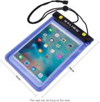 WALNEW Universal Waterproof eReader Protective Case Cover for Amazon All-New Kindle 2022/Kindle Paperwhite/Oasis/Keyboard/Kindle Fire 7, iPad Mini, Kobo Clara/Nia and More, Blue