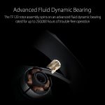 ASUS 120mm ARGB PWM Chassis Fan with Advanced Fluid Dynamic Bearing, Customizable LEDs, Double-layer LED Array – For Computer Case & Liquid Radiator