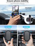 UGDLUCK Wireless Car Charger, 15W Fast Charging Car Charger Mount with LED Lights Dashboard Windshield Air Vent Car Phone Holder fit for iPhone 15 14 13 12 11 Pro Max,Samsung Galaxy S24 S23 S22, etc