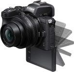 Nikon Z50 Mirrorless Camera Body 4K UHD DX-Format 2 Lens Kit NIKKOR Z DX 16-50mm F/3.5-6.3 VR + Z DX 50-250mm F/4.5-6.3 VR Bundle with Deco Gear Case + Microphone + Monopod + 64GB Card & Accessories