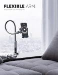 Lamicall Phone Holder Bed Gooseneck Mount – Cell Phone Clamp Clip for Desk, Flexible Lazy Long Arm Headboard Bedside, Overhead Mount Stand, Compatible with iPhone 15 Pro Max/Plus XR X 8 7 6 Plus