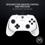 Razer Wolverine V2 Wired Gaming Controller for Xbox Series X|S, Xbox One, PC Remappable Front-Facing Buttons – Mecha-Tactile Action Buttons and D-Pad – Trigger Stop-Switches – White