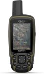 Garmin GPSMAP 65s, Button-Operated Handheld with Altimeter and Compass, Expanded Satellite Support and Multi-Band Technology, 2.6″ Color Display