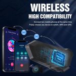 FEYA Motorcycle Helmet Speakers High Battery Life Helmet Headphone IPX6 Automatic Answer/Call Music Control/Intelligent Noise/Wake up Siri, 2 Different Types of Mic【Compatible with All Helmets】