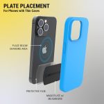 Scosche MAGRKI MagicMount Phone Replacement Plate Kit – for Magnetic Car Phone Mount Holder with Extra Strength Hold, Universal with All Devices, Black