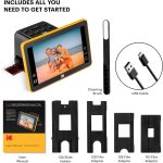 KODAK 7″ Digital Film Scanner – Converts 35mm, 126, 110 Negatives & Slides to 22MP JPEGs