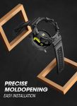 SUPCASE Unicorn Beetle Pro Series Rugged Protective Case with Strap Band for Galaxy Watch 5 44mm (2022) / Galaxy Watch 4 44mm (2021), (Black)