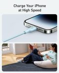 Anker USB-C to Lightning Cable, 541 (Misty Blue, 6ft), MFi Certified, Bio-Based Fast Charging Cable for iPhone 14 14pro 14pro Max 13 13 Pro 12 11 X XS XR 8 Plus (Charger Not Included)