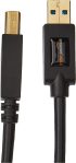 Amazon Basics USB-A to USB-B 3.0 Cable, 4.8Gbps High-Speed with Gold-Plated Plugs, 6 Foot, Black
