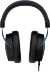 HyperX Cloud Alpha S – PC Gaming Headset, 7.1 Surround Sound, Adjustable Bass, Dual Chamber Drivers, Chat Mixer, Breathable Leatherette, Memory Foam, and Noise Cancelling Microphone – Blue