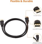Amazon Basics DisplayPort to DisplayPort 1.2 Cable with 4K@60Hz, 2K@165Hz, 2K@144Hz Video Resolution – 3 Feet, for Personal Computer, Black