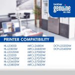 Brother Genuine Standard Yield Toner Cartridge, TN630, Replacement Black Toner, Page Yield Up to 1,200 Pages, Amazon Dash Replenishment Cartridge