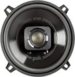 Polk Audio DB522 DB+ Series 5-1/4″ Coaxial Speaker for Car & Marine, 2-Way Boat & Car Audio Speaker, 55-22kHz Frequency Response, Polypropylene Woofer Cone & 3/4″ Silk Dome Tweeter, Easy Installation