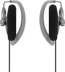 Koss KSC75 Portable On-Ear Clip Headphones, Retro Style, Ultra Lightweight, Silver and Black