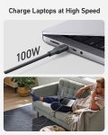 Anker USB C to C Cable (240W 6ft), Charging Cable for iPhone 15/15Pro,MacBook Pro 2020, iPad Air 4, Samsung Galaxy S23+/S22 Ultra (Phantom Black)