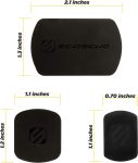Scosche MAGRKI MagicMount Phone Replacement Plate Kit – for Magnetic Car Phone Mount Holder with Extra Strength Hold, Universal with All Devices, Black