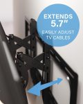 SANUS Tilting TV Wall Mount for Large TVs Up to 90” – Premium Tilt Mount w/Universal Fit – Smooth 5.7″ Extension Allows for Cable Management – Includes Hardware & Drill Template for Easy Install