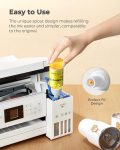 Hiipoo Sublimation Ink Refilled Bottles Compatible for ET2400 ET2720 ET2760 ET2750 ET4800 ET-2800 ET-2803 ET-2850 Inkjet Printers Heat Press Transfer on Mugs T-Shirts