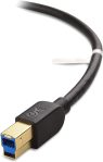 Cable Matters Long USB 3.0 Cable (USB 3 Cable, USB 3.0 A to B Cable) in Black, 10 ft
