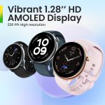 Amazfit GTR Mini Smart Watch with Step Tracking, Heart Rate & Blood Oxygen Sensor, GPS, Sleep Quality Monitoring, 14-Day Battery, AI Fitness App Enabled, 5 ATM Water Resistance, (Black)