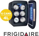Frigidaire EFMIS179 Gaming Light Up Mini Beverage Refrigerator, Stealth