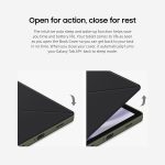 SAMSUNG Galaxy Tab A9+ Book Cover, Tablet Protector Case, Foldable Stand with Landscape and Portrait Modes, Protective Against Bumps and Scratches, Auto Screen On/Off, US Version, Black