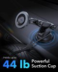 ESR for MagSafe Car Mount (HaloLock), Dashboard Magnetic Phone Holder for Car, Windshield Car Phone Holder Mount for iPhone 15/14/13/12, Car Accessories, Charging Not Supported, Metallic Grey