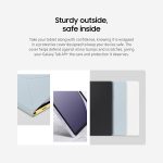 SAMSUNG Galaxy Tab A9+ Book Cover, Tablet Protector Case, Foldable Stand with Landscape and Portrait Modes, Protective Against Bumps and Scratches, Auto Screen On/Off, US Version, Black