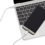 Amazon Basics USB-C to USB-C 2.0 Fast Charger Cable, 480Mbps Speed, USB-IF Certified, for Apple iPhone 15, iPad, Samsung Galaxy, Tablets, Laptops, 6 Foot, White