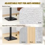 Mounting Dream Speaker Stands Height Adjustable for Satellite & Small Bookshelf Speakers, Set of 2 Floor Stand Mount for Bose Polk JBL Sony Yamaha and Others – 11LBS Capacity MD5402