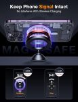 TORRAS MagSafe Car Mount [Compact & Powerful] Magnetic Phone Holder for Car Dashboard Precision Align iPhone Car Holder Mount [20 Strong Magnets] Car Phone Holder for iPhone 15/14/13/12 Pro Max Plus