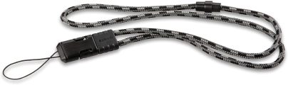 Garmin Quick Release Lanyard, Standard Packaging,Black/Grey,Black/ Grey, Medium