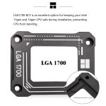 Thermalright LGA1700-BCF Black V2 CPU Anti-Bend Fixer, Intel 12/13/14 Gen Anti-Bend Fixing Fixture, Intel CPU Corrective Fixing Bracket, LGA17XX Corrective CPU Bender, LGA1700 Full Fit Fixer