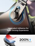 LISEN Tesla Phone Mount Holder [2024 Upgraded], Tesla Model 3 Y Phone Mount Holder, Adjustable Tesla Phone Mount Holder Model 3 Model Y for iPhone 15 Pro Max Plus 14 13, Tesla Model 3 Y Accessories