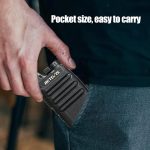 Retevis RT22 Walkie Talkies Rechargeable,Long Range Two Way Radio,2 Way Radio for Adults, VOX Handsfree, Mini, Sleek, Compact, for Business Office School Church Restaurant Retail(Black,10 Pack)
