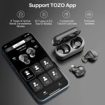 TOZO NC7 All-Function Hybrid Active Noise Cancelling Wireless Earbuds, Bluetooth 5.3 Headphones with Ultra Long 72H Playtime, in-Ear Detection, App Customization, Immersive Sound Deep Bass Headset