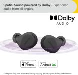 Jabra Elite 8 Active – Best and Most Advanced Sports Wireless Bluetooth Earbuds with Comfortable Secure Fit, Military Grade Durability, Active Noise Cancellation, Dolby Surround Sound – Dark Grey