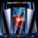 UniqueMe for Samsung Galaxy S24 Ultra Privacy Screen Protector, [Automatic Sticking] 9H Full Coverage S24 Ultra Screen Tempered Glass Anti-Spy Bubble Free Case Friendly – 2 Pack