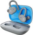Skullcandy Push Active In-Ear Wireless Earbuds, 43 Hr Battery, Skull-iQ, Alexa Enabled, Microphone, Works with iPhone Android and Bluetooth Devices – Light Grey/Blue