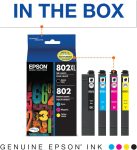 EPSON 802 DURABrite Ultra Ink High Capacity Black & Standard Color Cartridge Combo Pack (T802XL-BCS) Works with WorkForce Pro WF-4720, WF-4730, WF-4734, WF-4740