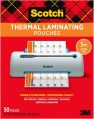 Scotch Thermal Laminating Pouches, 50 Pack Laminating Sheets, 3 Mil, 8.9 x 11.4 Inches, Education Supplies & Craft Supplies, For Use With Thermal Laminators, Letter Size Sheets (TP3854-50)