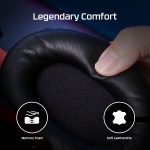 HyperX Cloud II – Gaming Headset, 7.1 Surround Sound, Memory Foam Ear Pads, Durable Aluminum Frame, Detachable Microphone, Works with PC, PS5, PS4, Xbox Series X|S, Xbox One – Red