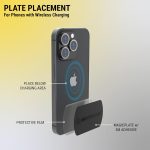 Scosche MAGRKI MagicMount Phone Replacement Plate Kit – for Magnetic Car Phone Mount Holder with Extra Strength Hold, Universal with All Devices, Black