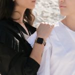 Fintie Bands Compatible with Fitbit Versa 2 / Versa/Versa Lite, Genuine Leather Band Replacement Accessories Strap Wristband