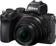 Nikon Z50 Mirrorless Camera Body 4K UHD DX-Format 2 Lens Kit NIKKOR Z DX 16-50mm F/3.5-6.3 VR + Z DX 50-250mm F/4.5-6.3 VR Bundle with Deco Gear Case + Microphone + Monopod + 64GB Card & Accessories
