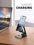 Lamicall Adjustable Phone Tablet Stand, Playstand for Switch, Foldable Desk Holder Dock, Compatible with iPad Mini, 9.7” iPad Pro Air, Phone 12 Mini 11 Pro Xs Xs Max Xr X 8 7 6 6s Plus SE (4-10”)