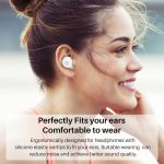 TOZO NC9 Hybrid Active Noise Cancelling Wireless Earbuds, in Ear Headphones IPX6 Waterproof Bluetooth 5.3 Stereo Earphones, Immersive Sound Premium Deep Bass Headset Matte White